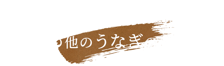 その他のうなぎの逸品